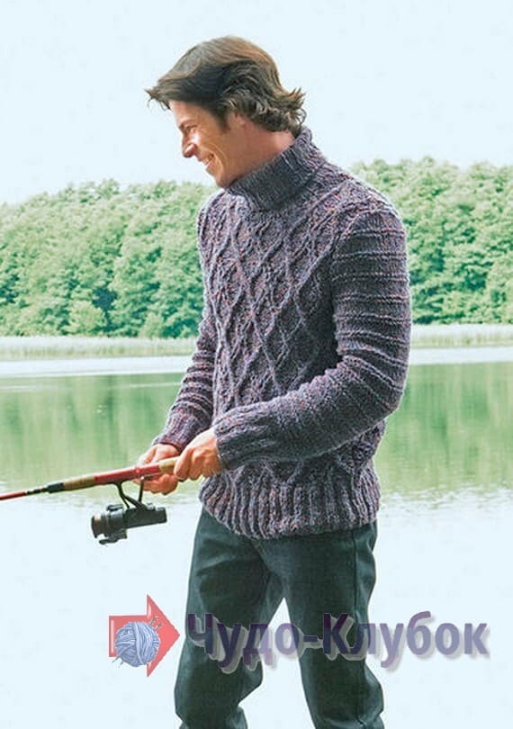 5 свитер с ромбами мужской (1)
